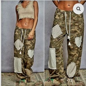 POL Camouflage Patchwork Joggers